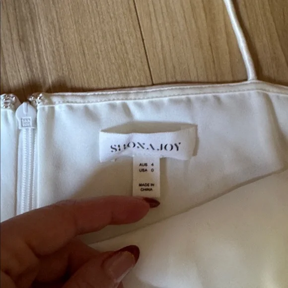 Shona Joy Moraya Dropped Waist Maxi Dress – Ivory